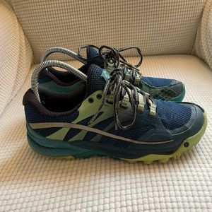 Merrell All Out Charge trail running hiking shoe Womens size 8